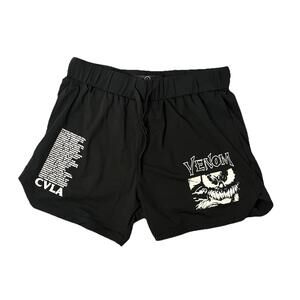 CVLA X Marvel Men's Black Venom Graphic Shorts Large NWOT